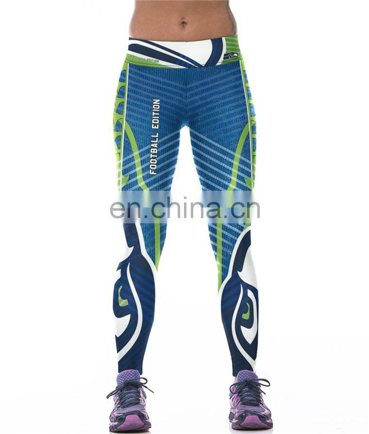 wholesale print high waist custom womens yoga pants