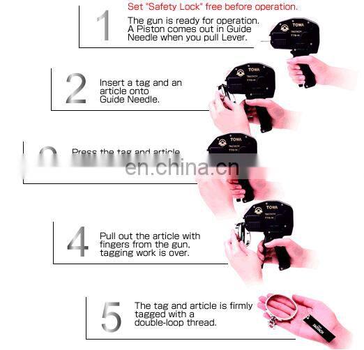garment tagging gun for Delicate fabrics ,Silk
