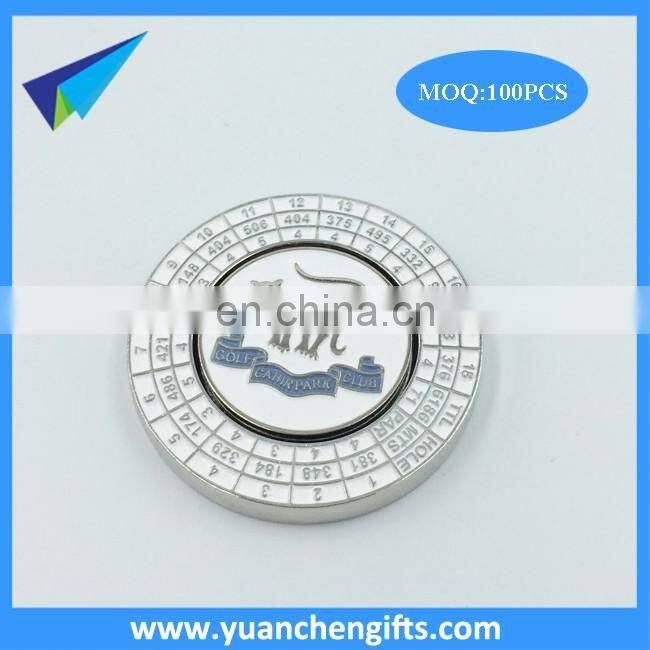 Best gifts 40mm coin for golf with custom full color logo