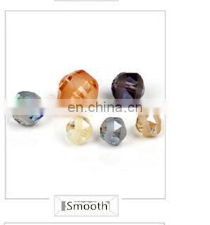 Pujiang wholesale high grade artificial crystal transparent bicone beads with high quality orange 3*6 mm beads for jewelry