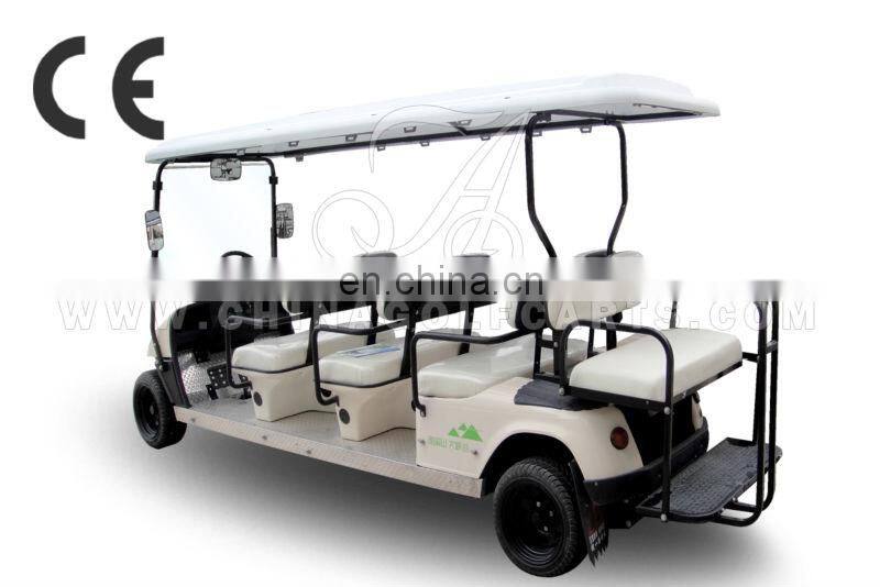 New Electric 8 seater golf cart for sale sightseeing bus for airport