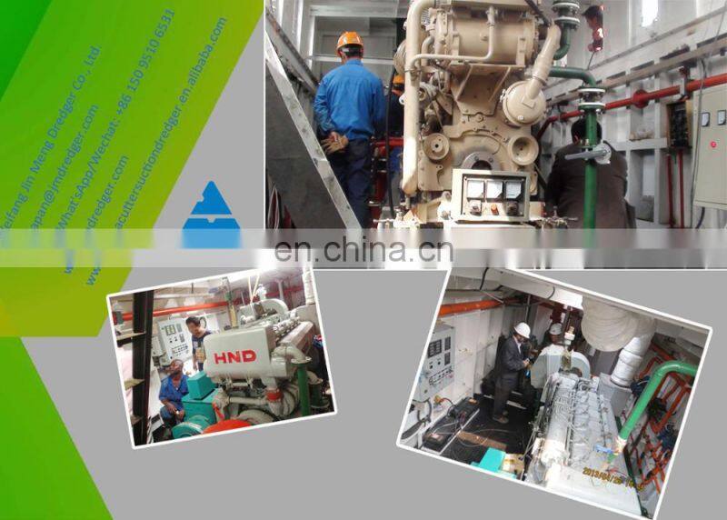 JMD500 20 inch China hydraulic cutter suction sand pump dredger vessel for sale