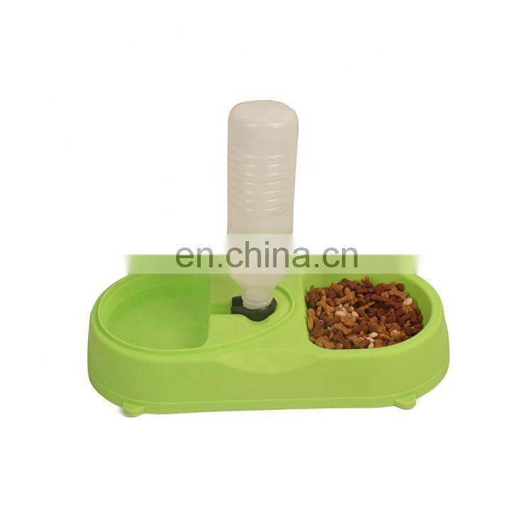 Double Food Grade Plastic Pet Bowl Dog Bowl