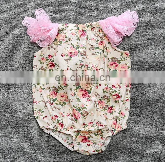 Hot sale white plain baby romper sleeveless knitted baby romper