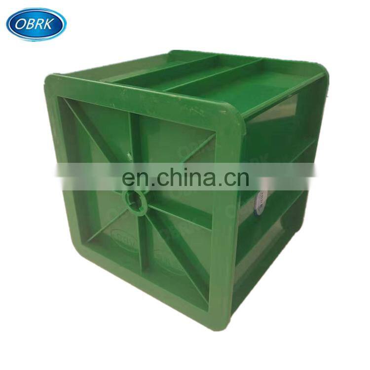 150mm cube plastic concrete test one gangs mould