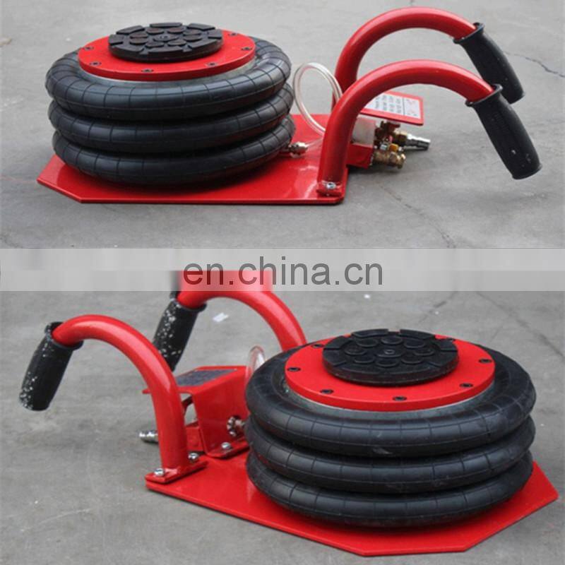 Car repair lift jack 3 ton pneumatic air 3-bags jack