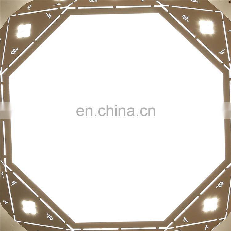 Fashion creative ceiling lamp bedroom iron simple small living room lighting hollow dimming lighting geometric lighting