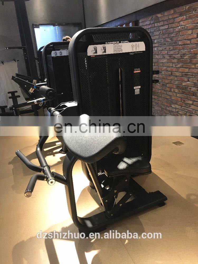 Top quality commercial arm strength exercise camber biceps curl machine fitness gym equipment SES30