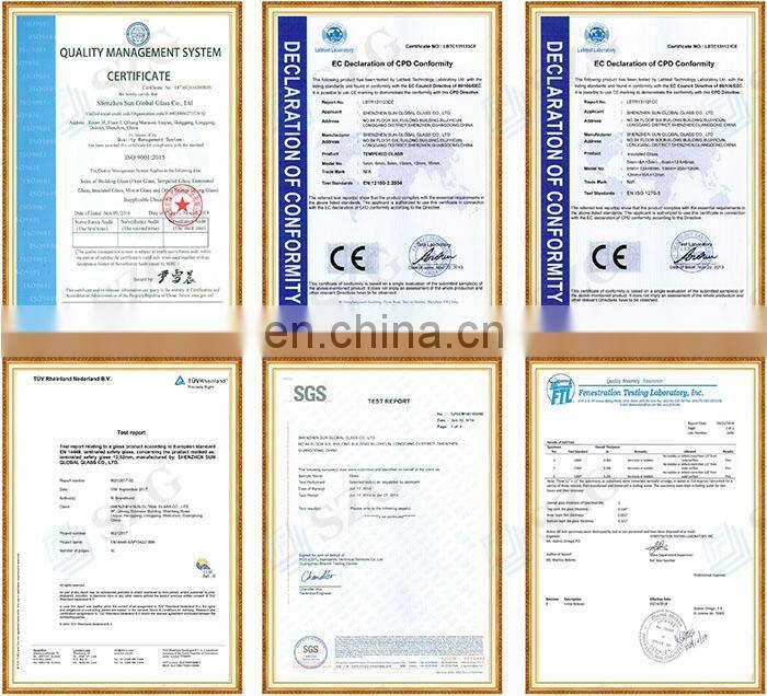 Excellence quality tempered glass entrance canopy safety toughened glass awning