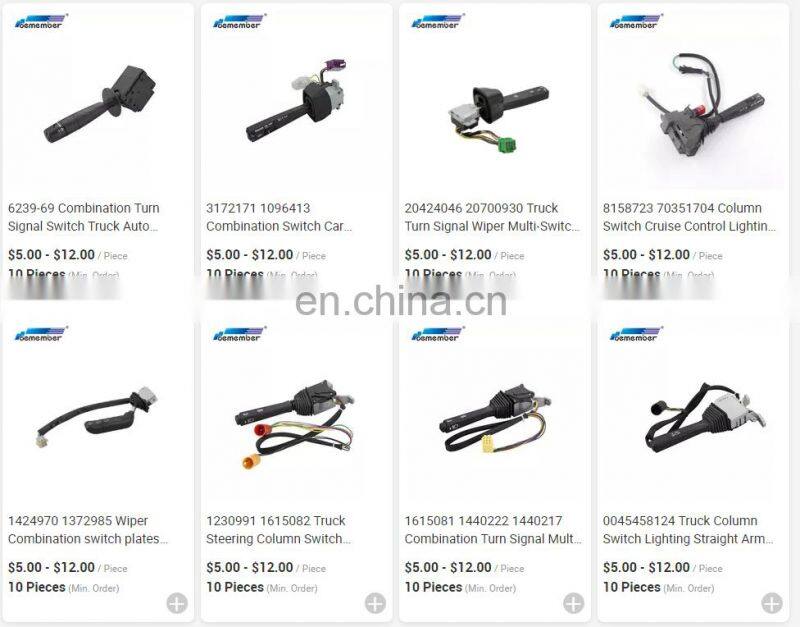Turn Signal Steering Column Stalk Truck Wiper Combination Switch 3944672 20701028 For VOLVO
