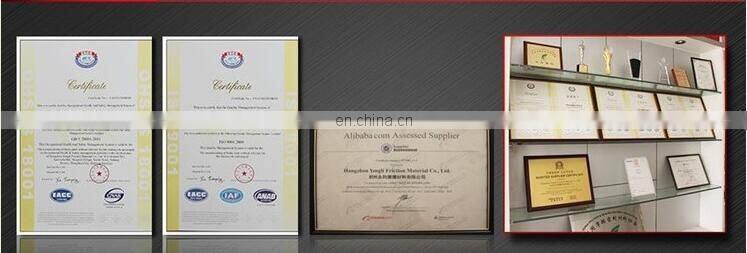 High quality factory supply car auto parts custom auto brake pad friction coefficient