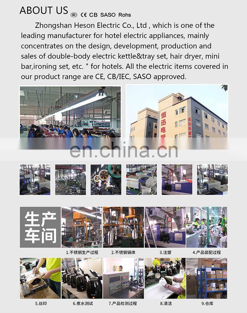 Honeyson hot air cold air hotel 3 speed hair dryer