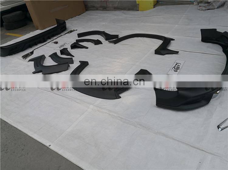 Hot WD wide body kit for Prado new 2018 front lip flares