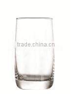 Promotional mechine blow clear glass drinking mug for wholesale
