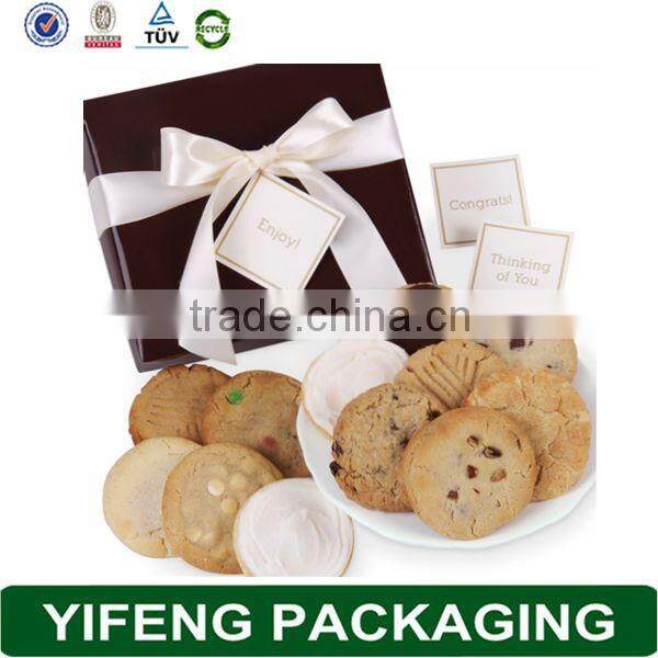 Pretty Food Packaging Decorative Wholesale Craft Paper Cookie Box