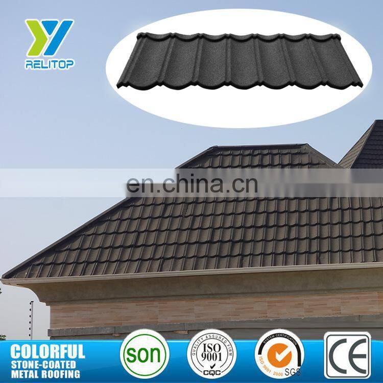 Relitop High quality building metal material stone coated chip roof shingles tile price
