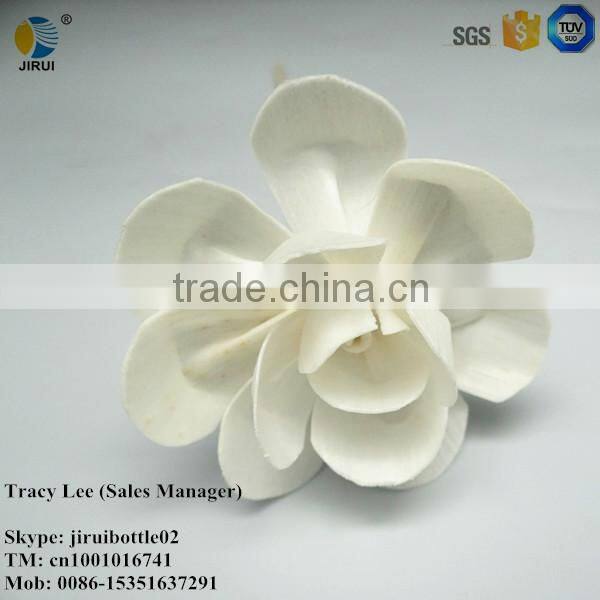 natural flower aroma reed diffuser white color diffuser flower