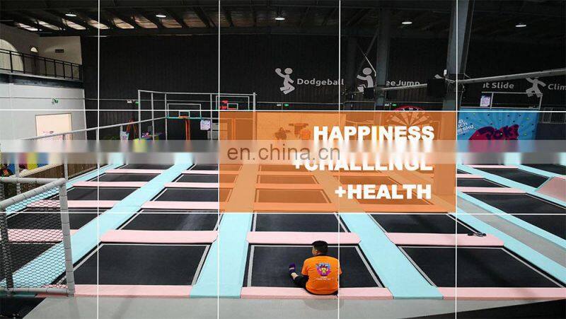 Cheap price professional commercial gymnastic equipment prices rectangle trampoline for indoor trampoline park