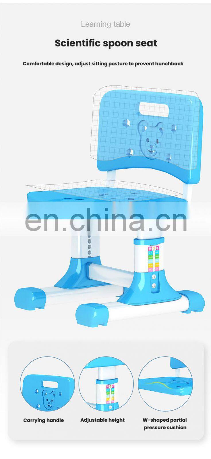2021 study table for kids adjustable height smart study table height adjustable desk children sitting posture correction