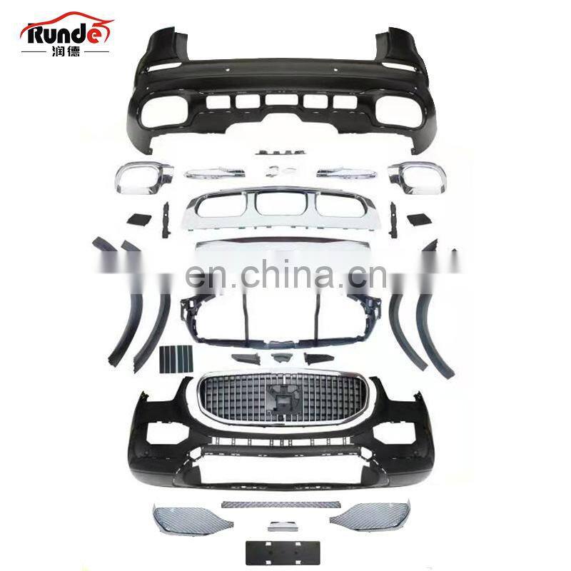 Runde Car Modification For Mercedes-Benz GLS450 2021 Upgrades And Modifications Maybach Body Kit