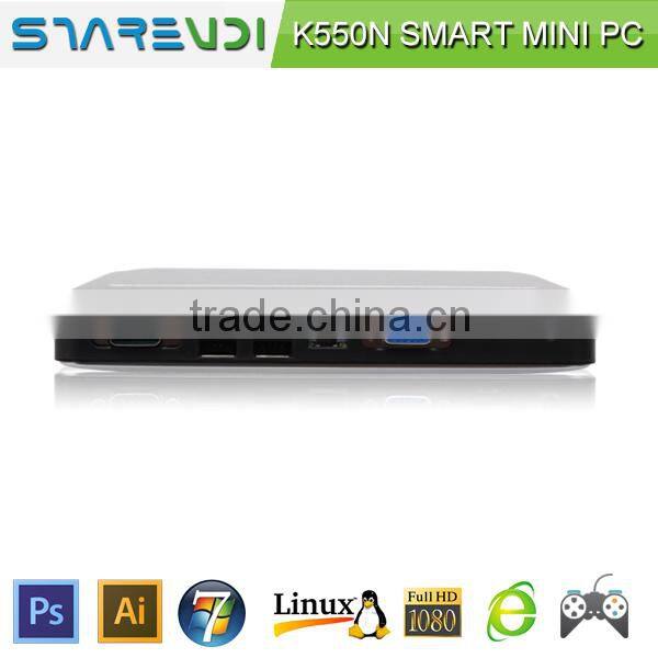 Sharevdi Excellent High end mini pc K550N Intel I5 desktop USB 3.0 SSD/HDD