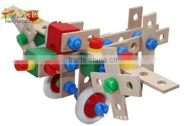 Import Toys China Kids Plane Toys Popular Wood Plane Combination Plane