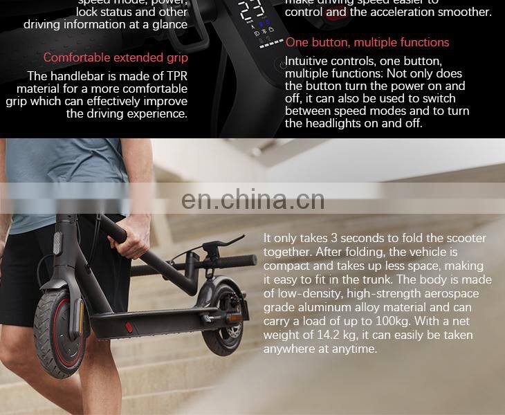 Original Global Version Xiaomi Mi Electric Scooter Mijia M365 Pro2 Foldable MI Electric Scooter Pro 2
