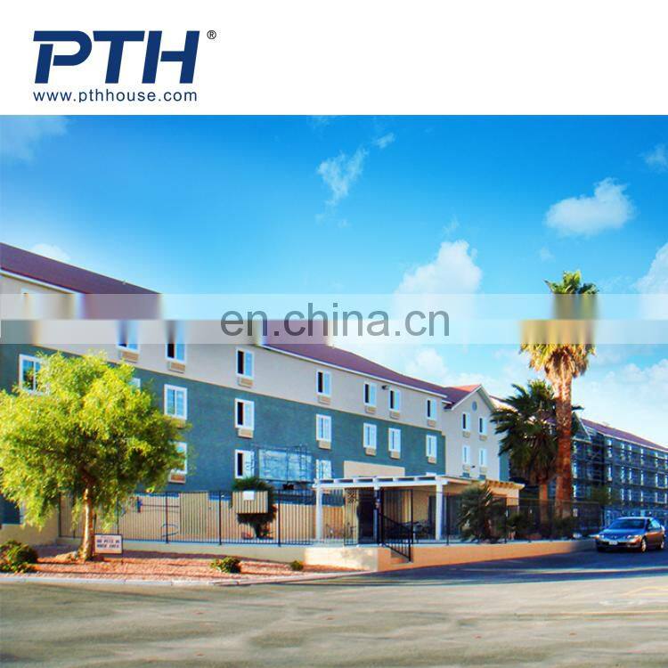 Customized Prefabricated Light steel Structure building Las vegas famous Hotel Holiday Resort