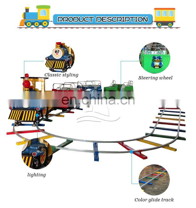 cheap amusement rides train track train for sale