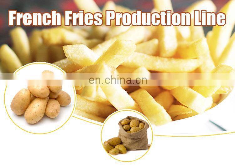 Semi Automatic Small Scale Frozen Potato Flakes Chips Processing Plant Making Machines French Fries Production Line