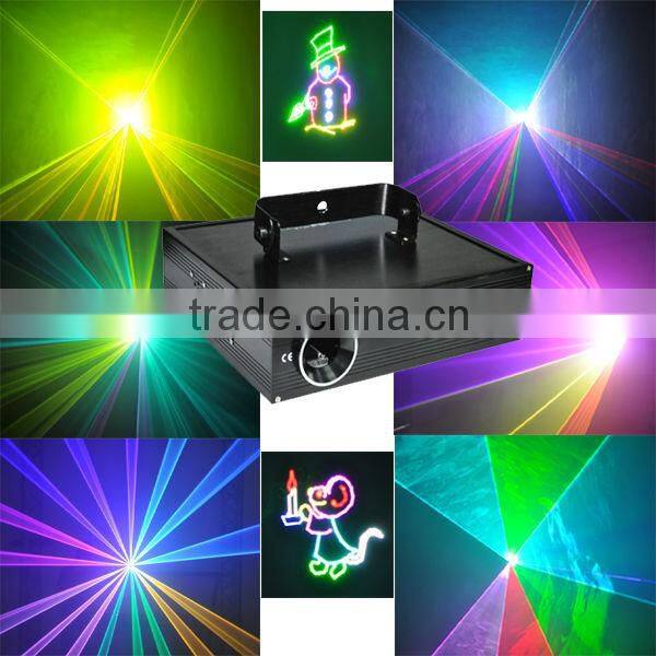 1W RGB Animation Laser Light Led Cartoon Light DJ Stage Lighting High Power Laser Light