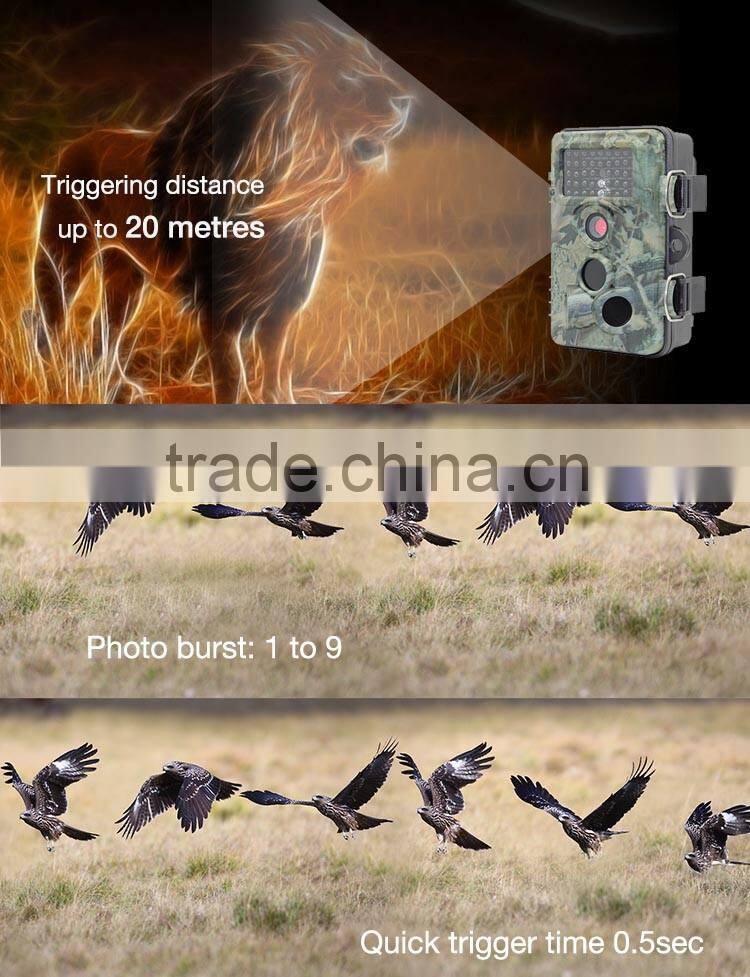 Outdoor Hunting Thermal Vision Camera With 42pcs 940nm infrared Trail Camera IP 54 Protected