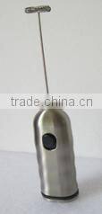 Amazon hot selling two speed stainless steel housing milk frother