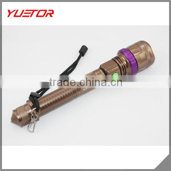Hot sale high power rechargeable CREE T6 LED Flashlight torch