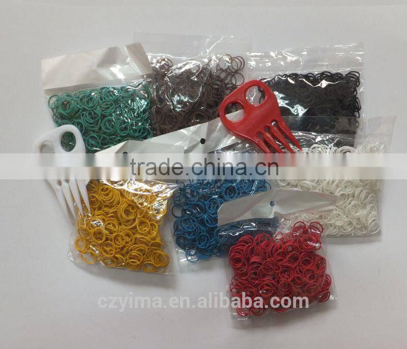 Colorful Rubber Band for braiding/ Plaiting Bands