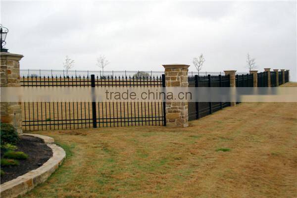 Security Elegant & High Quality Spear Top Wrought Iron Fence