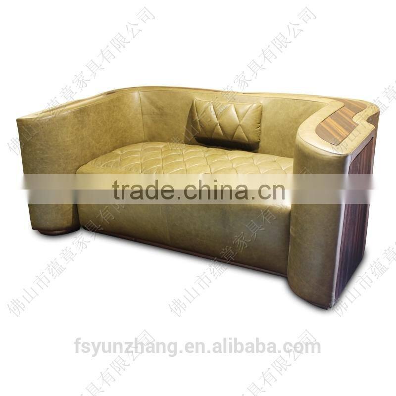 executive durable leather living sofa