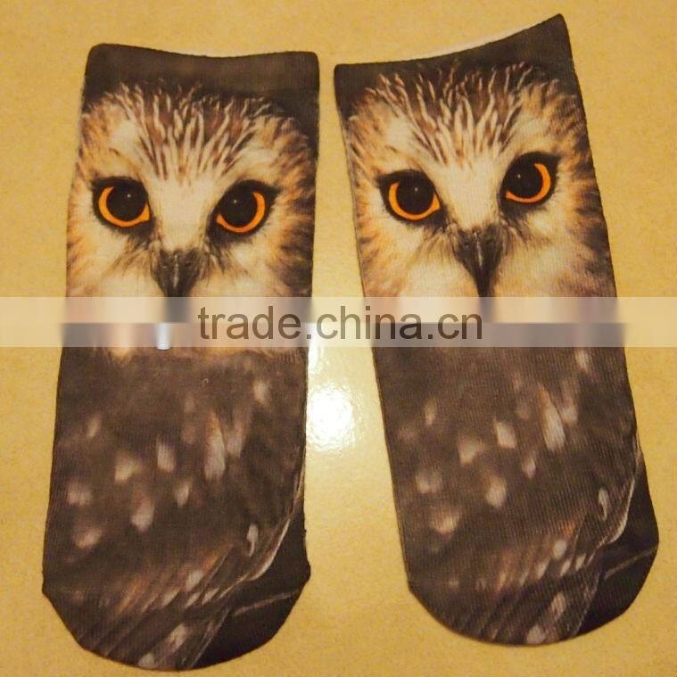Wholesale Floral Photo Real Ankle Socks