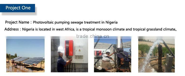 agricultural irrigration IP65 three phase solar water pump control