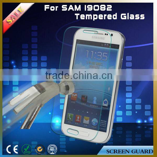 Washable Bubble-free for Samsung galaxy I9082 0.15/0.2/0.33/0.4mm clear Temper Glass Screen Protector Covers
