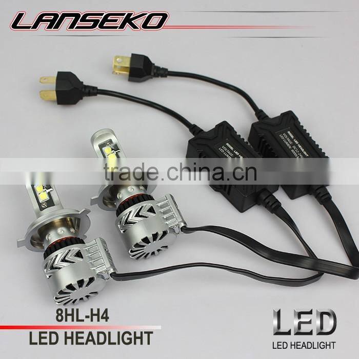 Best quality G8 auto led headlight Hi beam Lo beam H4 brightest led headlamp