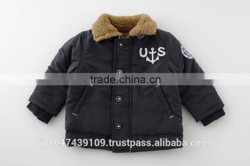 Japanese wholesale products high quality cute new born baby boy clothes winter jacket hot selling in japan