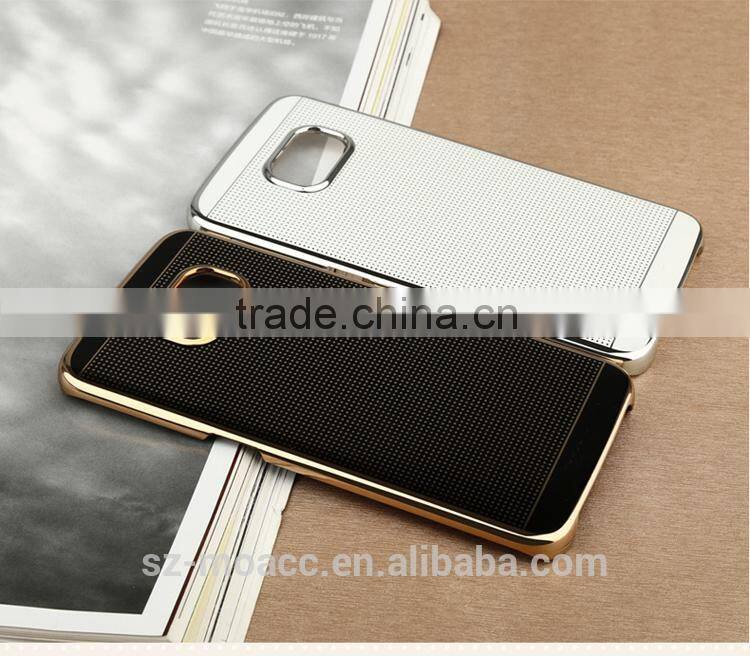 Fashion slim electroplating pc hard case for samsung galaxy s6