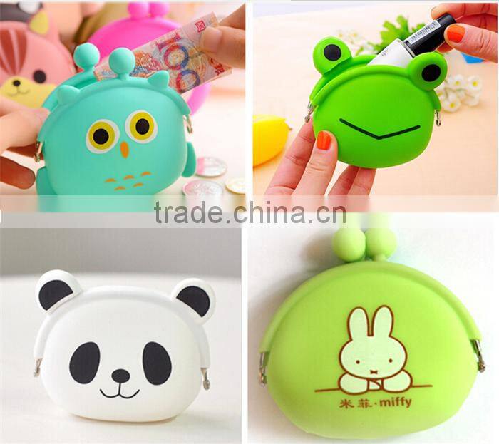 hot selling silicone rubber change purse silicone purse