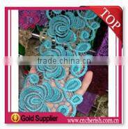 Fashion guipure lace fabric bridal sequins french net for wedding decorations