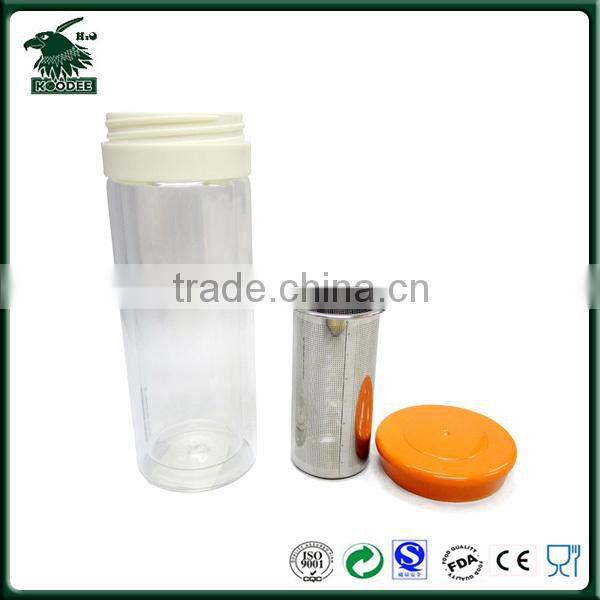 BPA Free Glass Bottle With Tea Strainer Tea Filter Bottle Tea Bottle With Filter