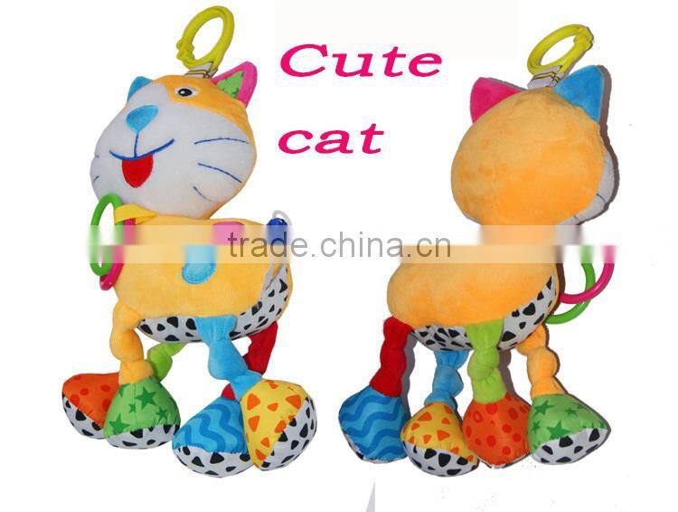 Babyfans China cat toys Wholesale Stuffed Plush Music Baby Toys