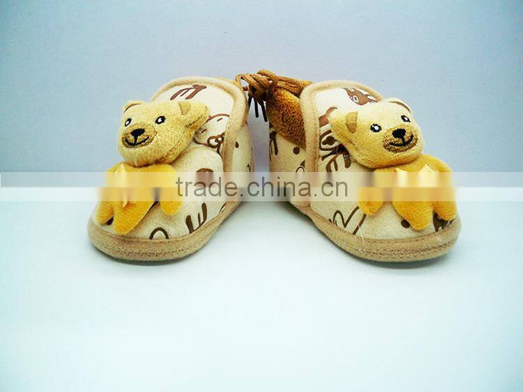 Babyfans Cotton Fabric With Cartoon Design Soft Baby Shoes