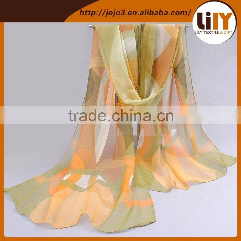 Scarf Other Scarves Shawls digital printing polyester scarf S6214