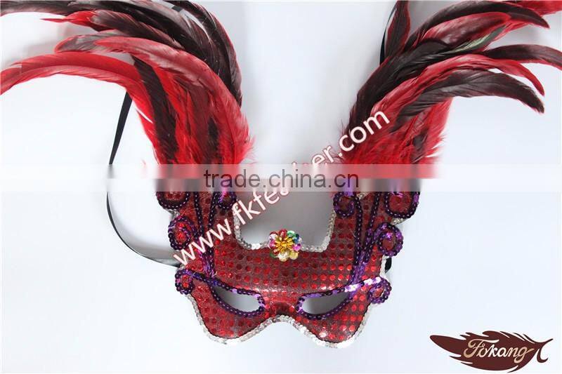 Cheap Venetian Masks Cock Feather Mask And Venetian Mask For Event Party Suppliers